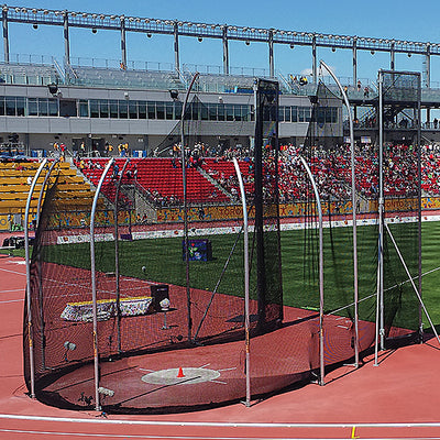 NCAA Hammer/Discus Cage With Ground Sleeves