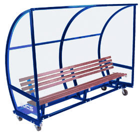 Ultimate Soccer Seating Shelter (Wood Bench)