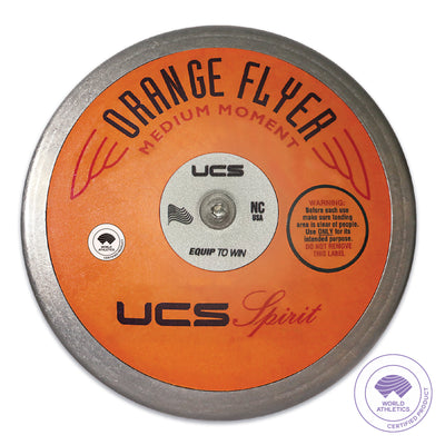 Orange Flyer Discus