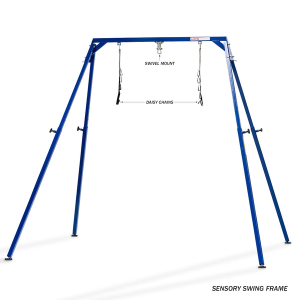 UCS Sensory Swing Set - Frame with Swivel, Frame Leg Pads