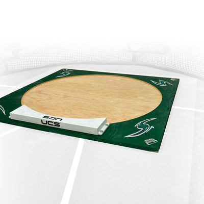 Indoor Shot Put Platform with Toe Board