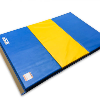 ON SALE - Challenger 250 Folding Mats - Blue/Yellow