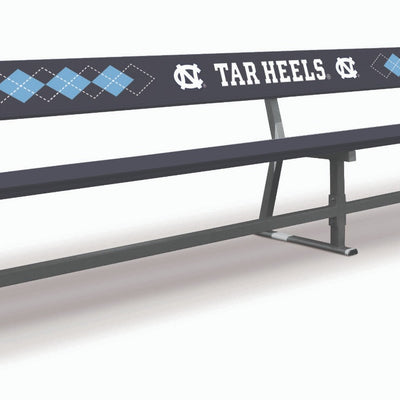 Team Sideline Bench With Back