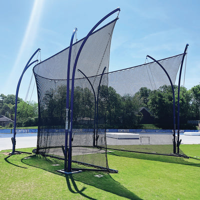 Ultimate Collapsible Discus Cage With Ground Sleeves