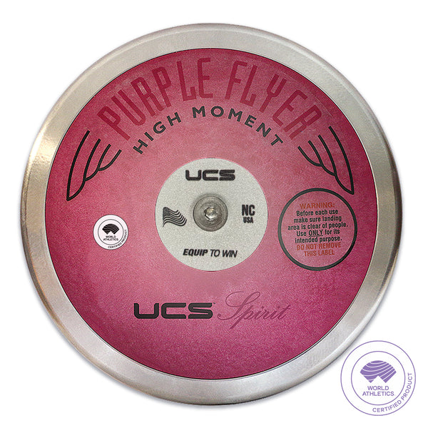 Purple Flyer Discus | Track & Field Throwing Implement | UCS Spirit ...