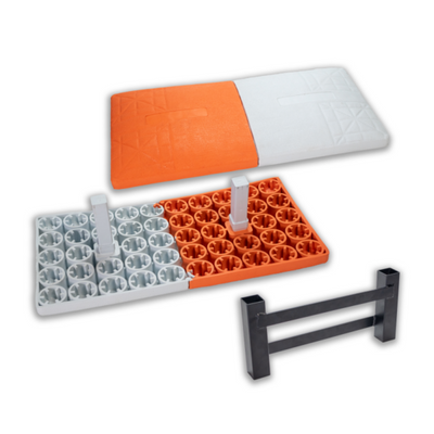 Flexible Double First Baseball Base