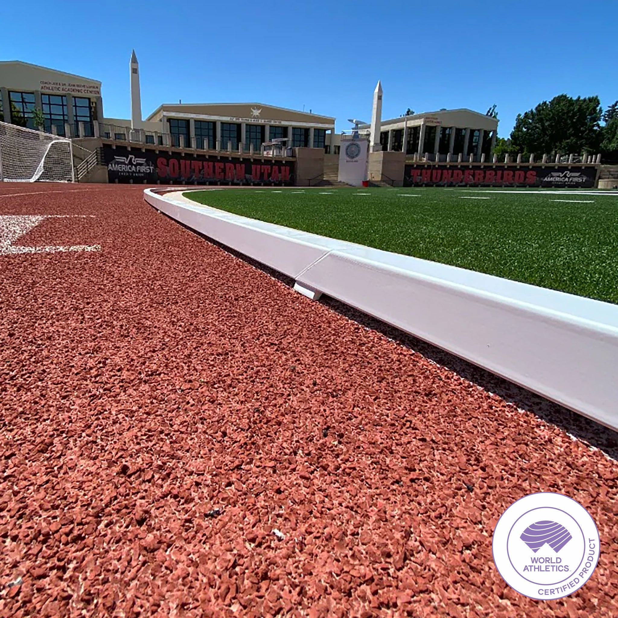 Track Curbing | UCS Spirit - Athletic Facilities - UCS Spirit