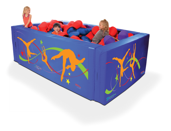 Rounders Modular Portable Foam Pit | UCS Little Athletes Gymnastics ...